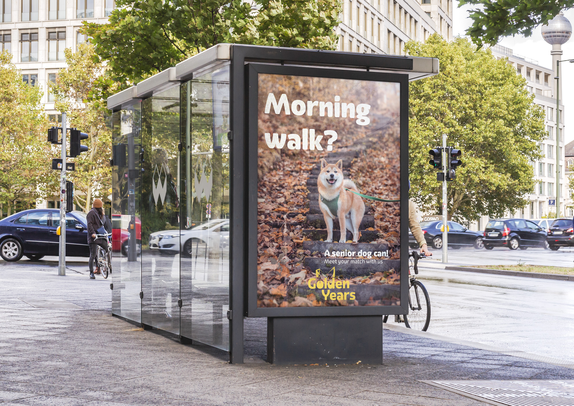 Golden Years poster, out of home advertising