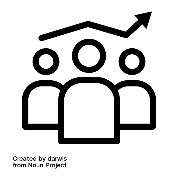 noun project 'growth' icon created by darwis
